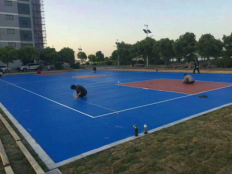 硅PU復(fù)合型球場